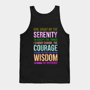 Serenity Prayer Tank Top